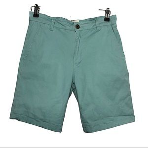 Six Lincoln New York Mens Stretch Classic Fit Aqua Shorts 30